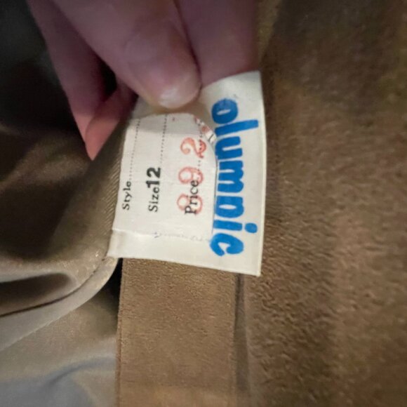 Vintage Olympic Suede Coat - Picture 7 of 7
